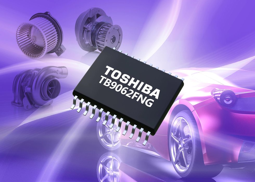 Toshiba lancia l’IC pre-driver di controllo senza sensore per motori BLDC
